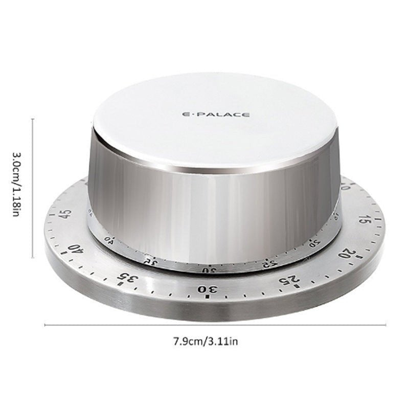 Kitchen Stainless Steel Mechanical Timer Alarm Clock Reminder $23.50 Dana Fashion Specifications: green Dana's Kitchen Overview: no batteries required precise timer and best for time management - use this cute timer to stay focused on your tasks and activ