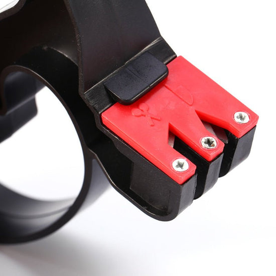 Knife Sharpener Handheld Scissor Blade Sharpening Convenient Kitchen Tools Grindstone 2 In 1 Kitchen Gadgets $9.50 Dana Fashion Color: Black Dana's Kitchen Overview: Brand new and high quality. 2-in-1 professional quality blade sharpener for sharpening bo
