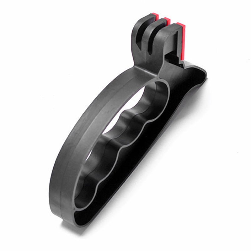Knife Sharpener Handheld Scissor Blade Sharpening Convenient Kitchen Tools Grindstone 2 In 1 Kitchen Gadgets $9.50 Dana Fashion Color: Black Dana's Kitchen Overview: Brand new and high quality. 2-in-1 professional quality blade sharpener for sharpening bo