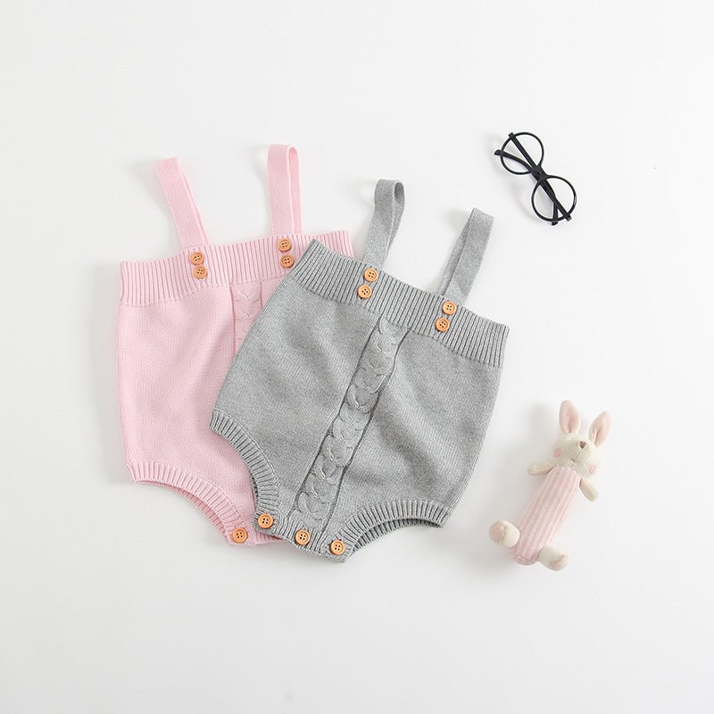 Knitted baby onesies $16.20 Dana Fashion Color: Grey Size: 66cm Baby Clothing Sleeve: Sleeveless Whether hooded: not hooded Thickness: General Fabric name: Artificial colored cotton Main fabric composition: cotton Main fabric ingredient content: 95 (%) Cl