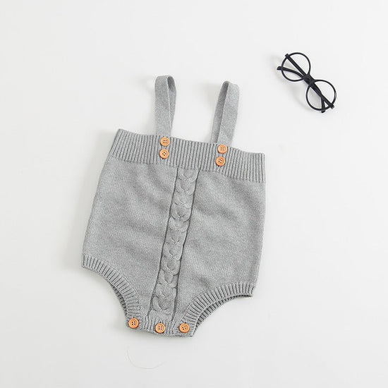 Knitted baby onesies $16.20 Dana Fashion Color: Grey Size: 66cm Baby Clothing Sleeve: Sleeveless Whether hooded: not hooded Thickness: General Fabric name: Artificial colored cotton Main fabric composition: cotton Main fabric ingredient content: 95 (%) Cl