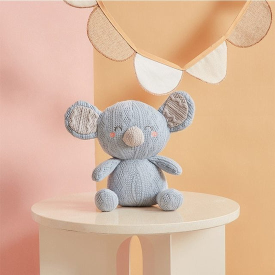 Knitted Wool Baby Toys To Appease The Doll Rabbit, Koala, Pig, Elephant $37.42 Dana Fashion Color: Koala Size: 20cm Toys & Hobbies Product Information Genus Category: Plush Doll Modeling Category: Animal Whether The Modeling Is Cartoon Or Animation: No An