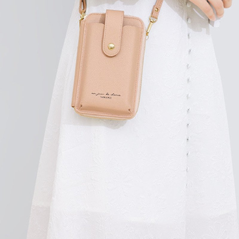 Korean Style Advanced Simple Large Capacity Vertical Creative Mobile Phone Bag Women's Pu Purse $25.00 Dana Fashion Color: Black Women's Bags Product information: Lining texture: Polyester Applicable scenario: Daily configuration Color: green, wine red, b