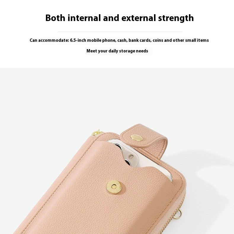 Korean Style Advanced Simple Large Capacity Vertical Creative Mobile Phone Bag Women's Pu Purse $25.00 Dana Fashion Color: Black Women's Bags Product information: Lining texture: Polyester Applicable scenario: Daily configuration Color: green, wine red, b