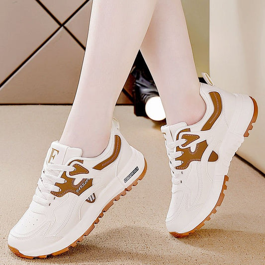 Korean Style All-matching And Lightweight Running Leather Casual Daddy Shoes Women $36.16 Dana Fashion Color: 5162 Blue Size: 35 Women's shoes Product information: Suitable site: plastic, floor, Wild Pattern: stripes Lining material: Mesh Applicable sport