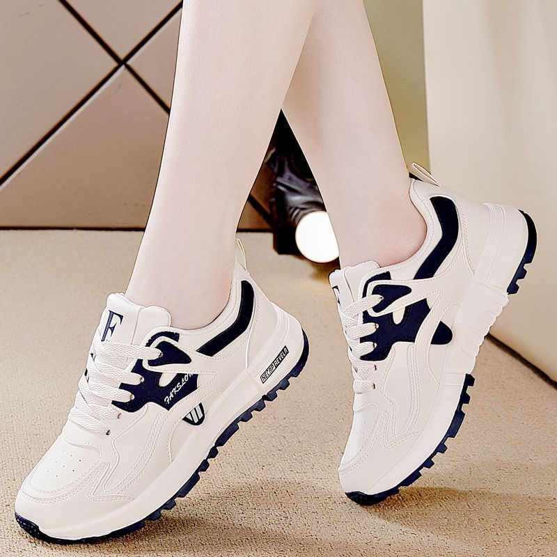 Korean Style All-matching And Lightweight Running Leather Casual Daddy Shoes Women $36.16 Dana Fashion Color: 5162 Blue Size: 35 Women's shoes Product information: Suitable site: plastic, floor, Wild Pattern: stripes Lining material: Mesh Applicable sport
