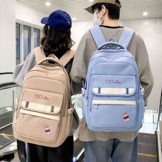 Korean Style Backpack Simple Good-looking Backpack Girls' Large Capacity $45.50 Dana Fashion Color: Black Women's Bags Product information: Lining texture: Polyester Applicable scenario: leisure travel Color: wine red, blue, black, purple, khaki Applicabl