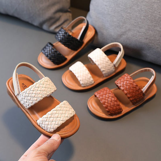 Korean Style Children's Shoes Baby Flat Beach $28.19 Dana Fashion Color: Beige Shoe size: 23 Baby & Mother Product information : Upper material: artificial leather Function: breathable, non-slip, wear-resistant Pattern: plain Sole material: beef tendon We