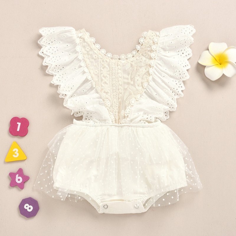 Lace baby jumpsuit $15.80 Dana Fashion Color: Beige Style: Long sleeve Size: 100cm Baby Clothing Sleeve length: long sleeve, sleeveless Suitable season: Spring Fabric name: Cotton Main fabric composition content: 65 (%) Closed style: concealed buckle Styl
