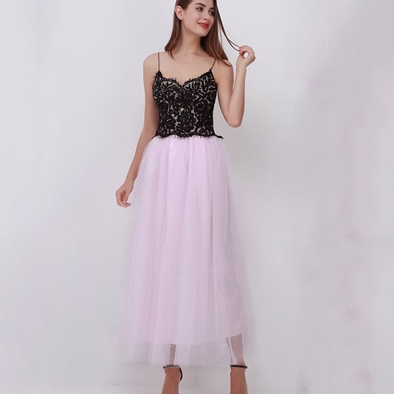 Lace Princess Tulle Long Drees Tutu Skirts For Women $55.00 Dana Fashion Color: Pink Size: One size Women's clothing Product information: Product Category: Skirt Applicable people: female Pattern: plain Skirt length: long skirt Size Information: Size: one