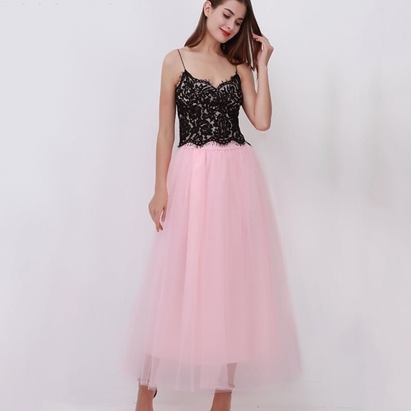 Lace Princess Tulle Long Drees Tutu Skirts For Women $55.00 Dana Fashion Color: Peach Size: One size Women's clothing Product information: Product Category: Skirt Applicable people: female Pattern: plain Skirt length: long skirt Size Information: Size: on