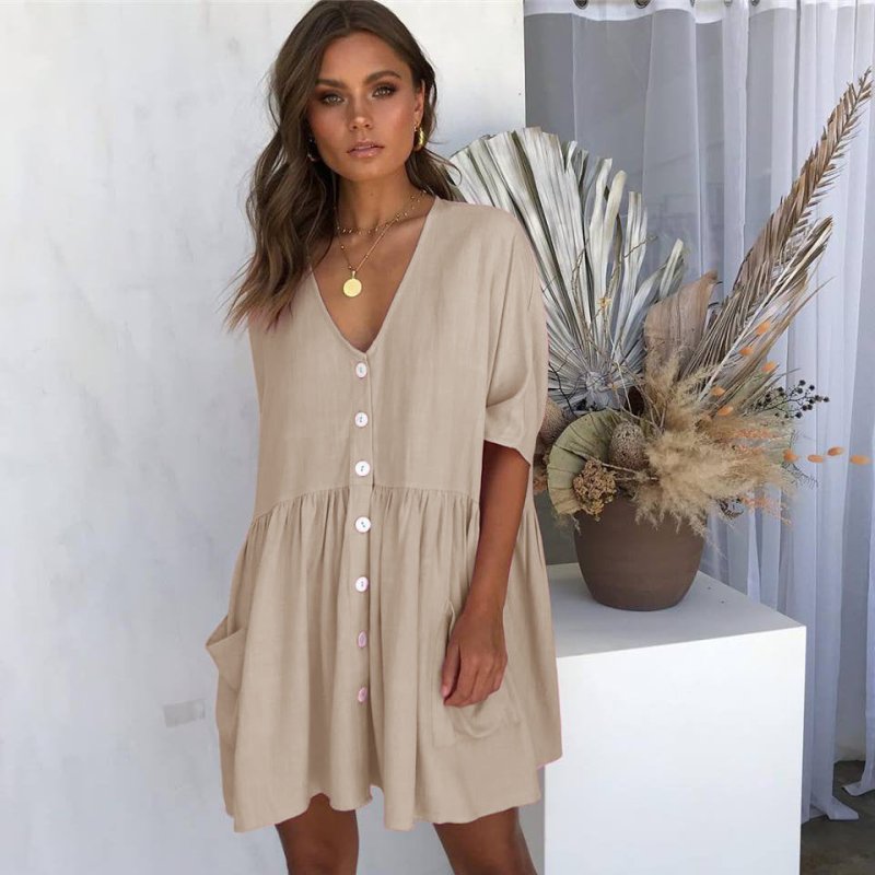 Lace Sleeveless Maternity Dress $32.69 Dana Fashion Color: Khaki size: L Baby & Mother Fabric Name: Lace Main fabric composition: polyester fiber (polyester) Color: white, pink, wine red Size : S, M, L, XL, XXL, XXXL 1. Asian sizes are 1 to 2 sizes smalle