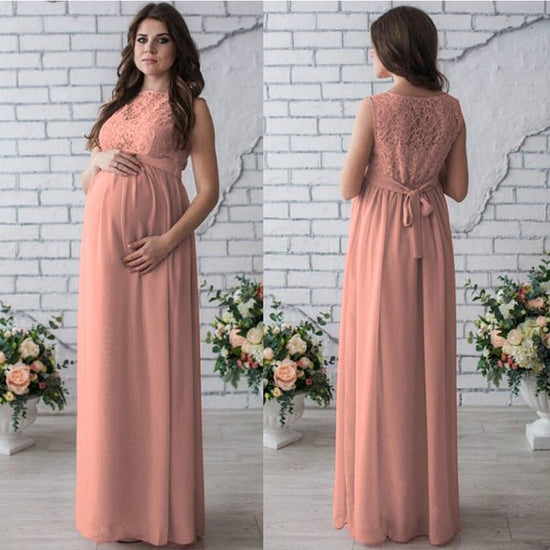 Lace Sleeveless Maternity Dress $33.22 Dana Fashion Color: Black size: 3XL Baby & Mother Fabric Name: Lace Main fabric composition: polyester fiber (polyester) Color: white, pink, wine red Size : S, M, L, XL, XXL, XXXL 1. Asian sizes are 1 to 2 sizes smal
