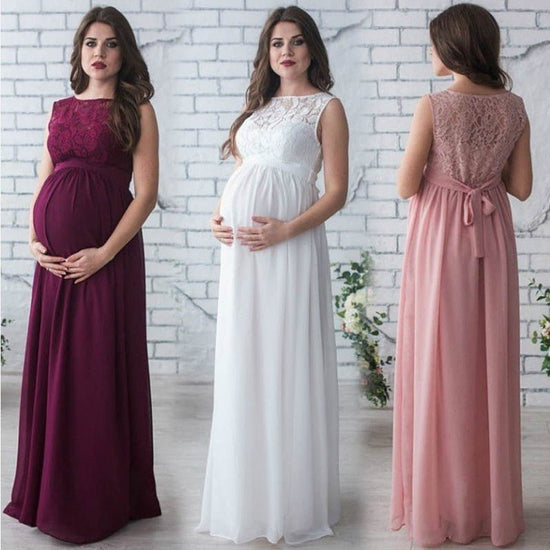 Lace Sleeveless Maternity Dress $33.22 Dana Fashion Color: Black size: 3XL Baby & Mother Fabric Name: Lace Main fabric composition: polyester fiber (polyester) Color: white, pink, wine red Size : S, M, L, XL, XXL, XXXL 1. Asian sizes are 1 to 2 sizes smal