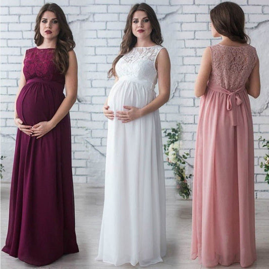 Lace Sleeveless Maternity Dress $33.22 Dana Fashion Color: Black size: 3XL Baby & Mother Fabric Name: Lace Main fabric composition: polyester fiber (polyester) Color: white, pink, wine red Size : S, M, L, XL, XXL, XXXL 1. Asian sizes are 1 to 2 sizes smal