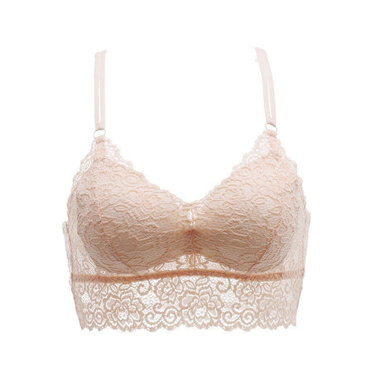 Lace underwear women without steel ring $79.00 Dana Fashion Color: Color Size: A70 Women's clothing fabric composition Lace: 92% nylon + 8% spandex, cup lining: 100% polyester fiber 1. Asian sizes are 1 to 2 sizes smaller than European and American people