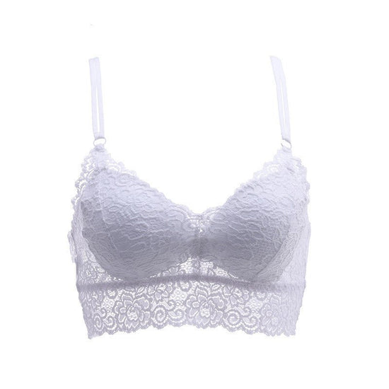Lace underwear women without steel ring $79.00 Dana Fashion Color: White Size: A70 Women's clothing fabric composition Lace: 92% nylon + 8% spandex, cup lining: 100% polyester fiber 1. Asian sizes are 1 to 2 sizes smaller than European and American people