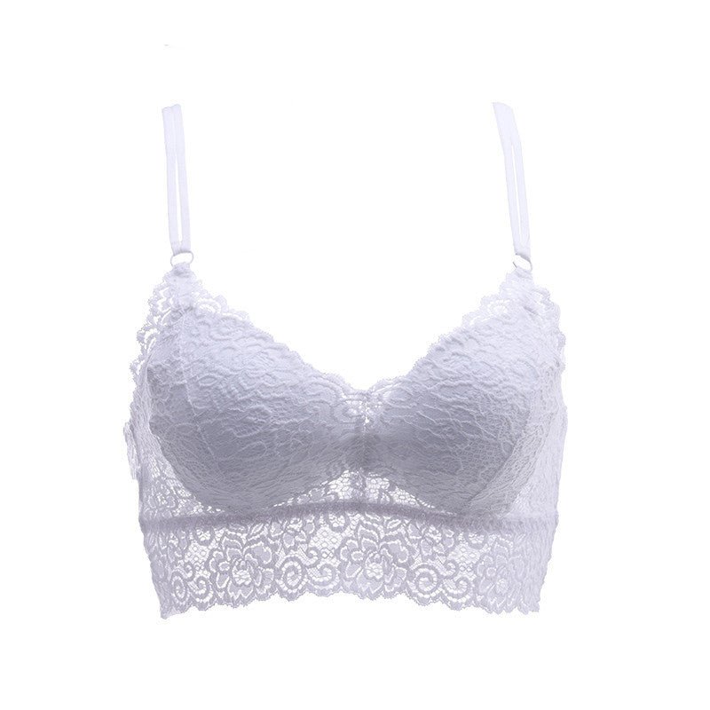 Lace underwear women without steel ring $79.00 Dana Fashion Color: White Size: A70 Women's clothing fabric composition Lace: 92% nylon + 8% spandex, cup lining: 100% polyester fiber 1. Asian sizes are 1 to 2 sizes smaller than European and American people