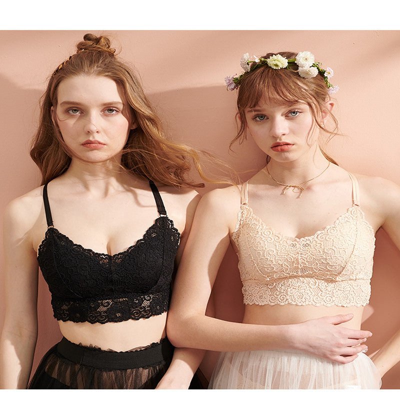 Lace underwear women without steel ring $79.00 Dana Fashion Color: Black Size: A70 Women's clothing fabric composition Lace: 92% nylon + 8% spandex, cup lining: 100% polyester fiber 1. Asian sizes are 1 to 2 sizes smaller than European and American people
