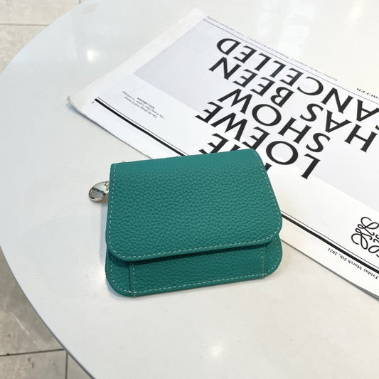 Ladies Card Holder Ins Cowhide Korean Style Mini Multi-card Slot Coin Purse $29.00 Dana Fashion Color: Almond Green Women's Bags Product information: Pattern: solid color Lining texture: genuine leather Applicable scenarios: Daily matching Color: Black, A