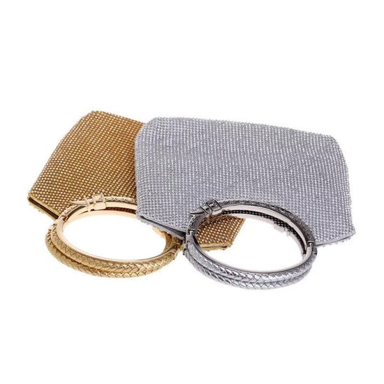 Ladies European And American Luxury Banquet Bags, Evening Dresses, Rhinestone Bags $65.42 Dana Fashion Color: Gold Women's Bags Product information: Style: European and American style Material: Polyester Fabric texture: synthetic leather Style: Women's ha