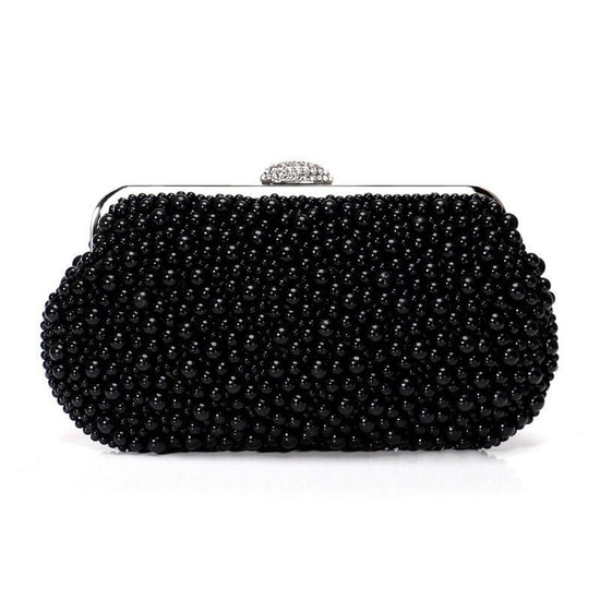 Ladies Handmade Beaded Luxury Banquet Clutch $72.56 Dana Fashion Color: Black Women's Bags Product information: Product Category: Dinner Bag Material: Polyester Applicable scenarios: Cosmetic bag, travel storage, makeup storage, annual meeting/banquet/par