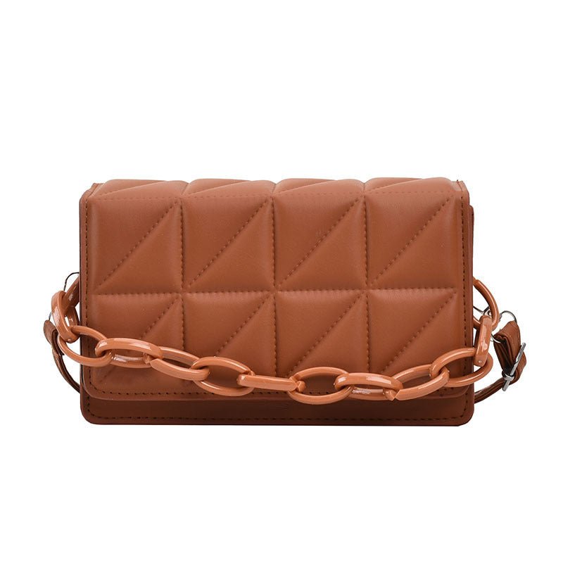 Ladies New Winter Fashion Casual Messenger Bag $26.04 Dana Fashion Color: Brown Women's Bags Product information: Lining texture: Polyester Applicable scenario: Daily configuration Color: white, khaki, green, black, brown, pink, orange, rose Red Outer bag