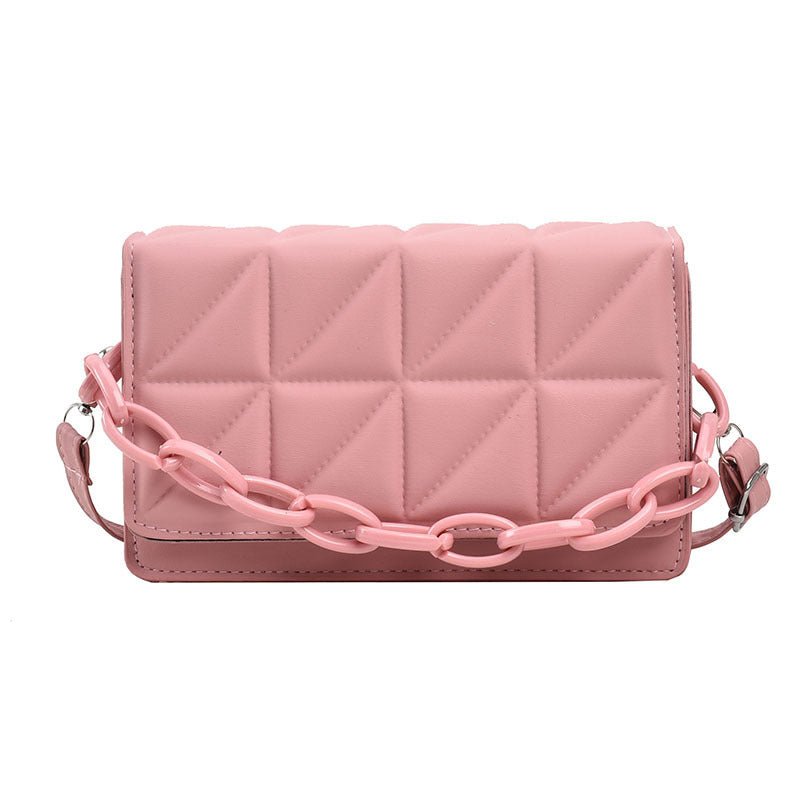 Ladies New Winter Fashion Casual Messenger Bag $26.04 Dana Fashion Color: Pink Women's Bags Product information: Lining texture: Polyester Applicable scenario: Daily configuration Color: white, khaki, green, black, brown, pink, orange, rose Red Outer bag