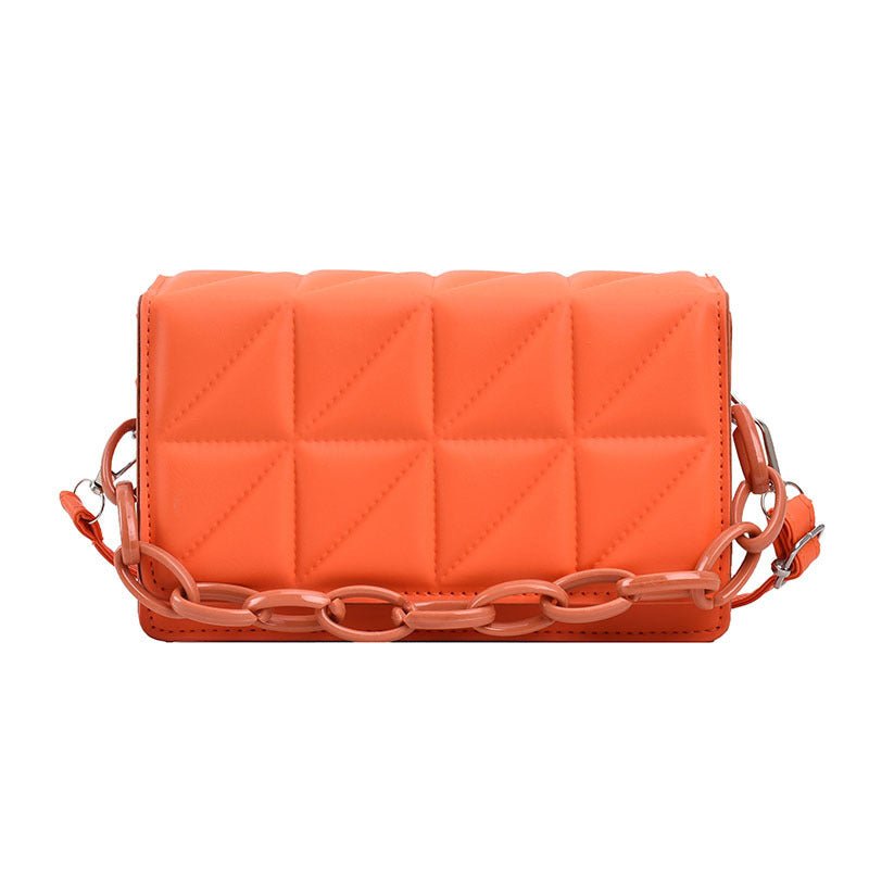 Ladies New Winter Fashion Casual Messenger Bag $26.04 Dana Fashion Color: Orange Women's Bags Product information: Lining texture: Polyester Applicable scenario: Daily configuration Color: white, khaki, green, black, brown, pink, orange, rose Red Outer ba
