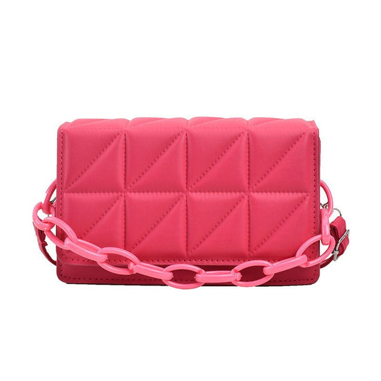 Ladies New Winter Fashion Casual Messenger Bag $26.04 Dana Fashion Color: Rose Pink Women's Bags Product information: Lining texture: Polyester Applicable scenario: Daily configuration Color: white, khaki, green, black, brown, pink, orange, rose Red Outer