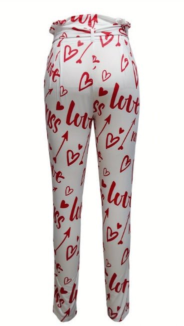Ladies' Printed Waist Slimming And High Waisted Fashionable Pants $149.50 Dana Fashion Colour: HP Size: S Women's clothing Quantity per package: 1 piece Pants Length: long Season:Spring and summertime Style: casual Shape: fit Stretch: lightweight Care ins