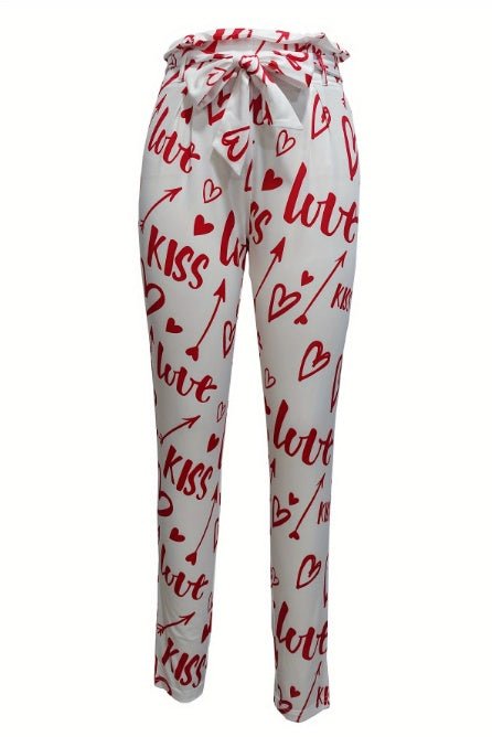Ladies' Printed Waist Slimming And High Waisted Fashionable Pants $149.50 Dana Fashion Colour: HP Size: S Women's clothing Quantity per package: 1 piece Pants Length: long Season:Spring and summertime Style: casual Shape: fit Stretch: lightweight Care ins