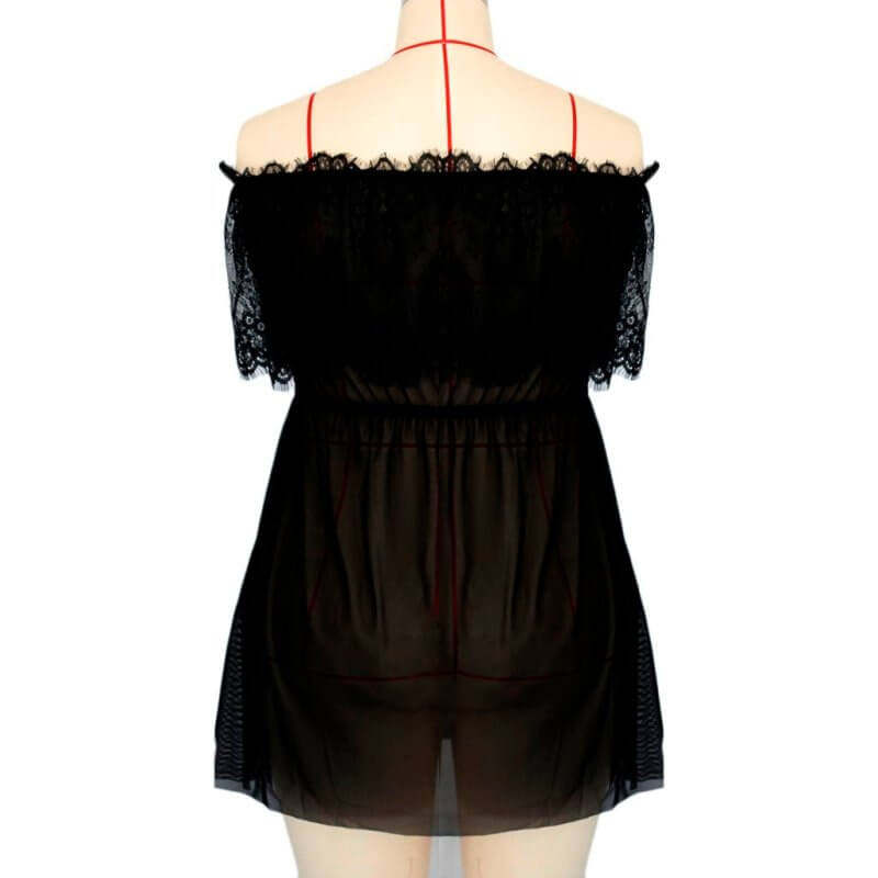 Ladies underwear $53.50 Dana Fashion Color: Black Size: 3XL Women's clothing Material: Lace,Polyester Season: Spring,Summer,Autumn,Winter Style: Sexy style Type: Lingerie Sets How to wash:Hand wash Cold Place: Honeymoon, Wedding night, lingerie Party, sle