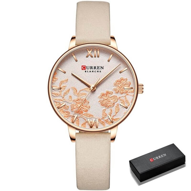 Ladies Waterproof Small Dial Pattern Watch $39.50 Dana Fashion style: I Women's Accessories Product Information: Applicable people: female Style: leisure Waterproof: Yes Waterproof performance: 30M Movement type: Quartz Movement brand: Japan MIYOTA Citize