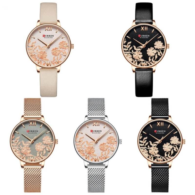Ladies Waterproof Small Dial Pattern Watch $39.50 Dana Fashion style: A Women's Accessories Product Information: Applicable people: female Style: leisure Waterproof: Yes Waterproof performance: 30M Movement type: Quartz Movement brand: Japan MIYOTA Citize