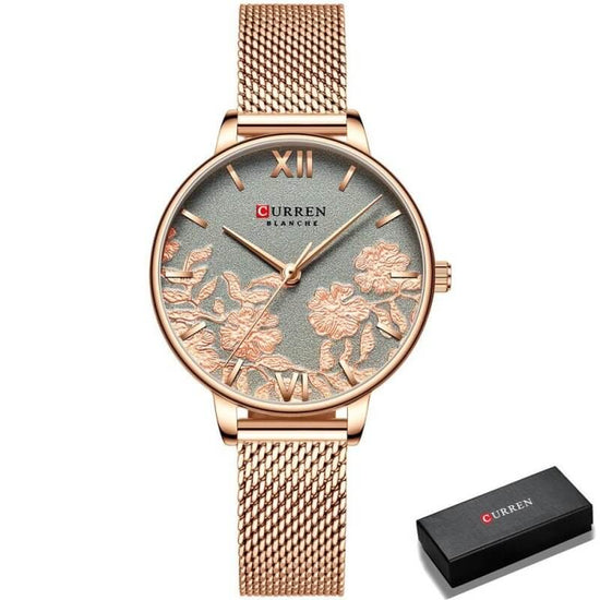 Ladies Waterproof Small Dial Pattern Watch $39.50 Dana Fashion style: G Women's Accessories Product Information: Applicable people: female Style: leisure Waterproof: Yes Waterproof performance: 30M Movement type: Quartz Movement brand: Japan MIYOTA Citize