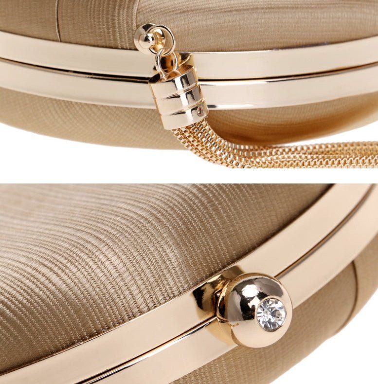 Lady Evening Bags $70.00 Dana Fashion Color: Black Women's Bags Material silk Fabric texture synthetic leather Lining texture polyester Strap root number: double root Pattern stripe Hardness: hard Color red, blue, black, deep purple, pink, gold, silver, d