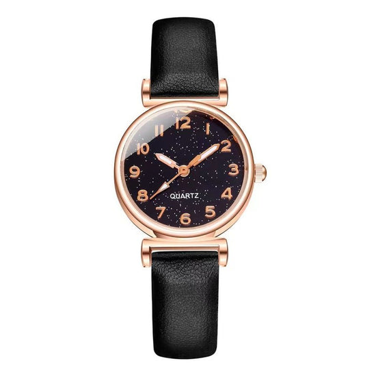 Lady Temperament Heart Bracelet Quartz Watch Suit $12.00 Dana Fashion Color: Digital Black Surface Women's Accessories Product information: Color: Number black bracelet suit, number White bracelet suit, point number bracelet suit, small number mixed ratio