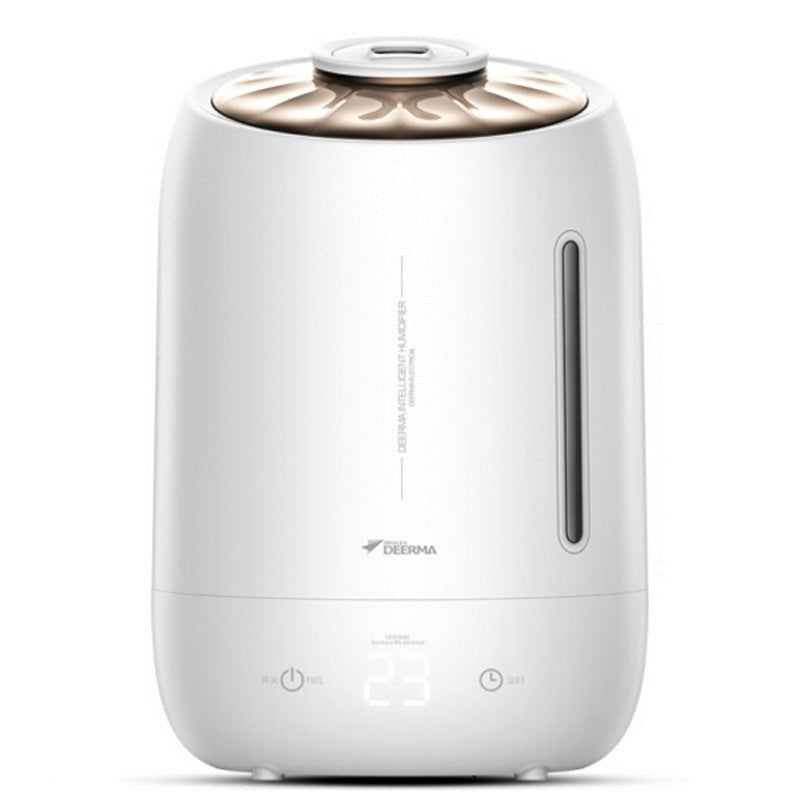 Large capacity air humidifier $120.00 Dana Fashion Color: White Beauty Tools Product name: Delma Black Pearl Humidifier Capacity: 5L Fog output: 300+10%m/h Rated power: 25W Working voltage: 220V-50HZ Reachable power: 26W Product material: ABS Safety prote