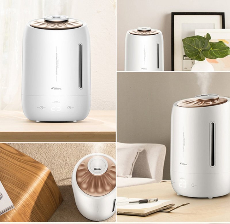 Large capacity air humidifier $120.00 Dana Fashion Color: Black Beauty Tools Product name: Delma Black Pearl Humidifier Capacity: 5L Fog output: 300+10%m/h Rated power: 25W Working voltage: 220V-50HZ Reachable power: 26W Product material: ABS Safety prote