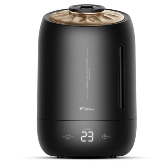 Large capacity air humidifier $120.00 Dana Fashion Color: Black Beauty Tools Product name: Delma Black Pearl Humidifier Capacity: 5L Fog output: 300+10%m/h Rated power: 25W Working voltage: 220V-50HZ Reachable power: 26W Product material: ABS Safety prote