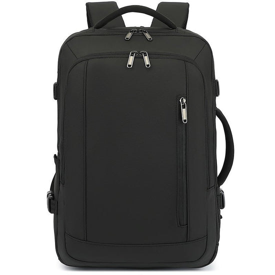 Large Capacity Backpack Expansion Luggage Bag Multifunctional $140.16 Dana Fashion Color: Black Women's Bags Product information: Lining texture: Nylon Pattern: solid color Applicable scenario: leisure travel Color: black, pink, oil wax cloth brown, dark