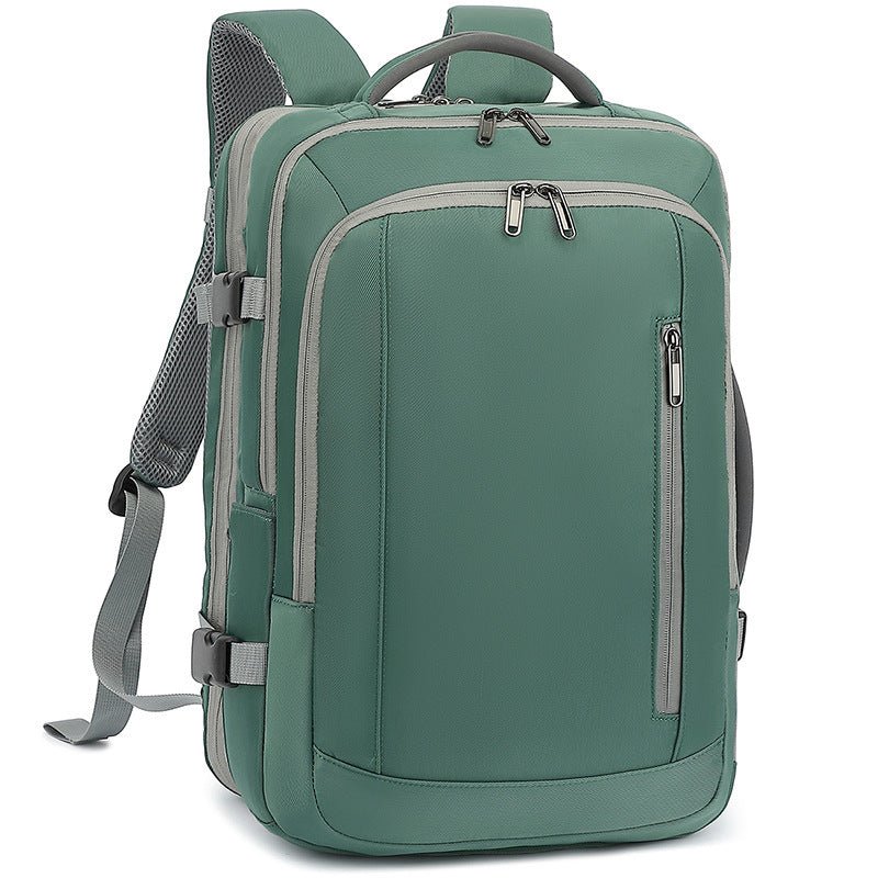 Large Capacity Backpack Expansion Luggage Bag Multifunctional $140.16 Dana Fashion Color: Black Women's Bags Product information: Lining texture: Nylon Pattern: solid color Applicable scenario: leisure travel Color: black, pink, oil wax cloth brown, dark