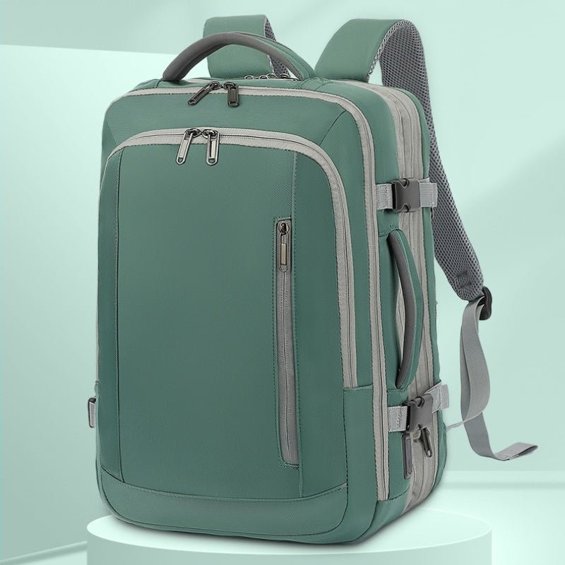 Large Capacity Backpack Expansion Luggage Bag Multifunctional $140.16 Dana Fashion Color: Black Women's Bags Product information: Lining texture: Nylon Pattern: solid color Applicable scenario: leisure travel Color: black, pink, oil wax cloth brown, dark