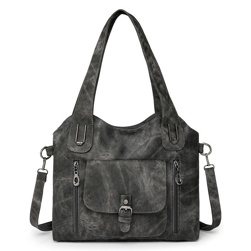 Large Capacity Casual Ladies Bag Crossbody Portable $59.41 Dana Fashion Color: Black quantity: 1PCS Women's Bags Product information: Lining texture: Polyester Fiber Applicable scenarios: Daily matching Hardness: soft Material: PU Suitcase shape: Horizont