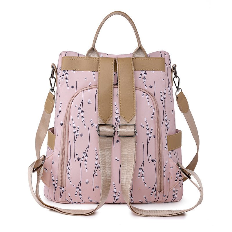 Large Capacity Casual Oxford Cloth Lightweight Backpack $40.79 Dana Fashion Color: Black Women's Bags Product information: Lining texture: Polyester Applicable scenarios: Daily matching Color: black, pink, blue, purple Outer bag type: Three-dimensional po