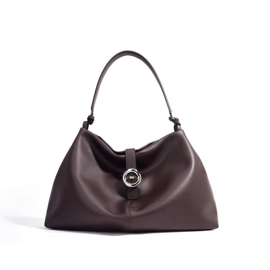 Large Capacity Commuter Tote All-match Shoulder Messenger Bag $153.00 Dana Fashion Color: Cherry Color Women's Bags Product information: Lining texture: polyester cotton Applicable scenarios: Daily matching Color: cherry color, caramel mocha, moss green O