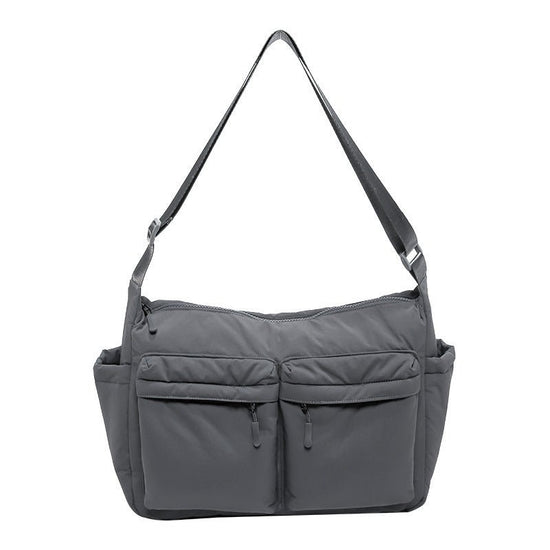 Large Capacity Cotton Jacket Casual Satchel $31.99 Dana Fashion Color: Gray Size: 36X27X10CM Women's Bags Product information: Lining texture: Polyester Applicable scenarios: Daily matching Color: khaki, black, white, gray, blue, Army Green Outer bag type
