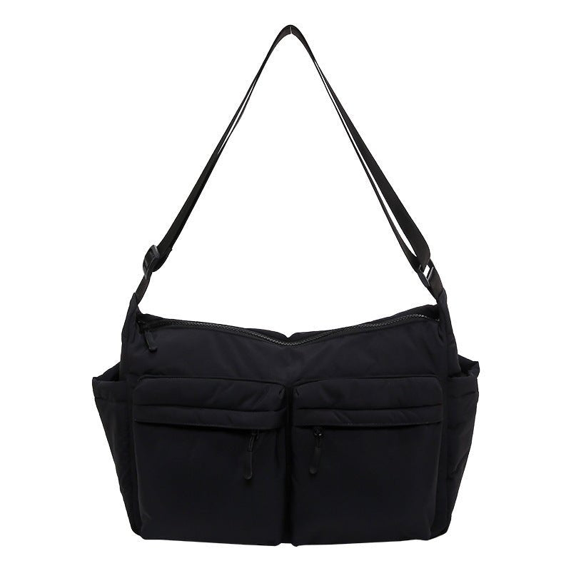 Large Capacity Cotton Jacket Casual Satchel $31.99 Dana Fashion Color: Black Size: 36X27X10CM Women's Bags Product information: Lining texture: Polyester Applicable scenarios: Daily matching Color: khaki, black, white, gray, blue, Army Green Outer bag typ