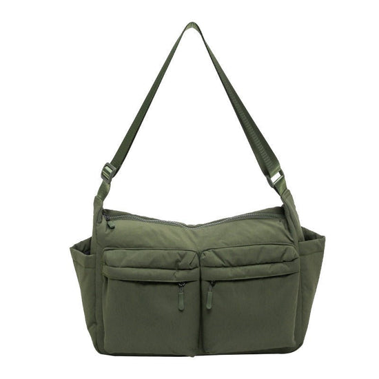 Large Capacity Cotton Jacket Casual Satchel $31.99 Dana Fashion Color: Army Green Size: 36X27X10CM Women's Bags Product information: Lining texture: Polyester Applicable scenarios: Daily matching Color: khaki, black, white, gray, blue, Army Green Outer ba